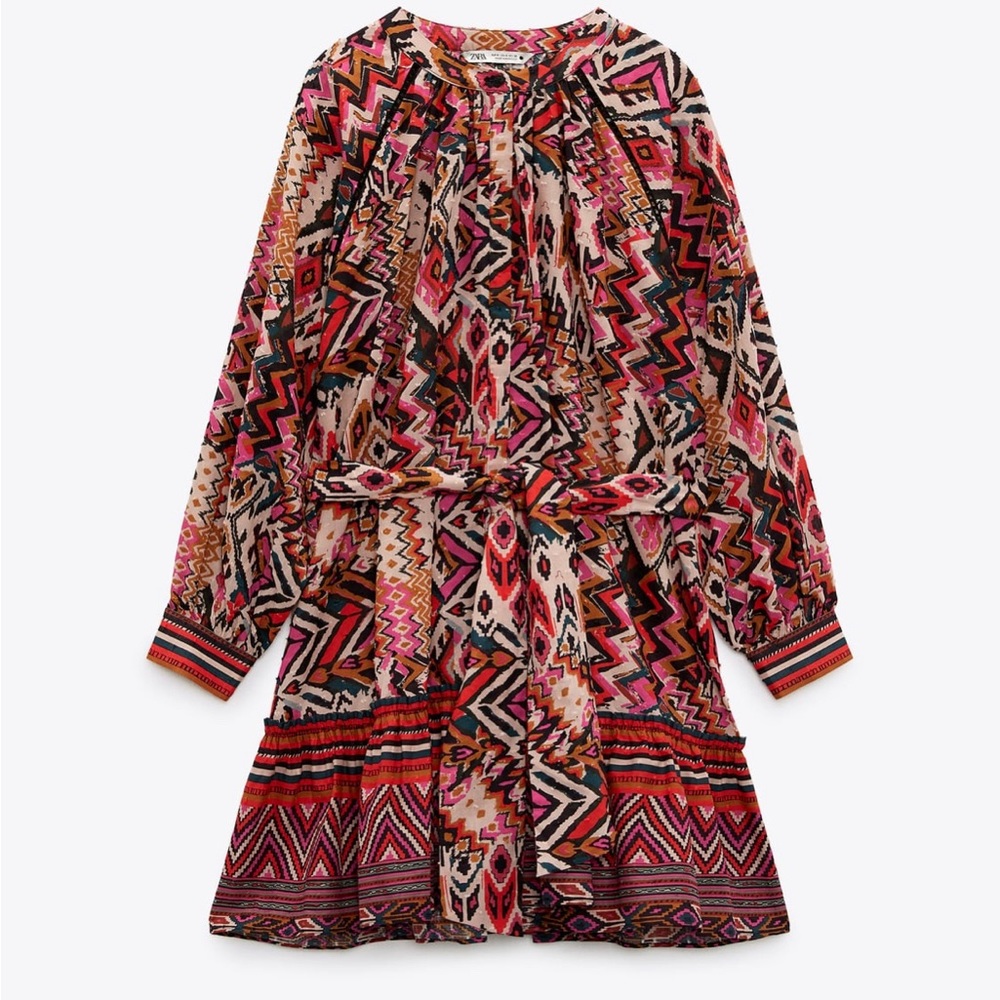 Zara belted dress